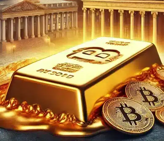 Bitcoin Surges as Gold Slips, States and Firms Buy In