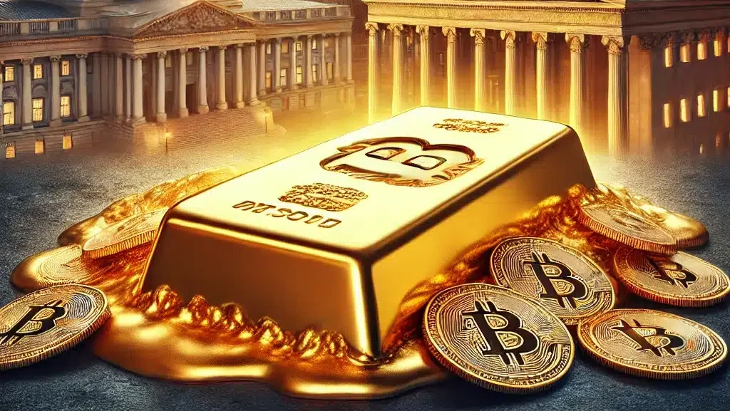 Bitcoin Surges as Gold Slips, States and Firms Buy In