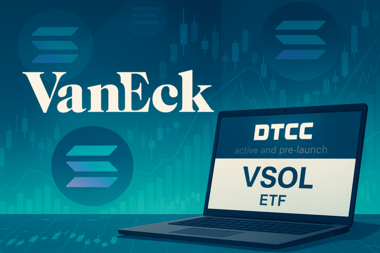 VanEcks Solana ETF bei DTCC gelistet – SEC-Zulassung in greifbarer Nähe