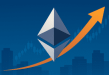 Ethereum price rising