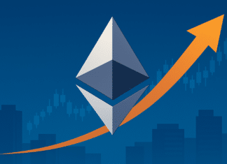 Ethereum price rising