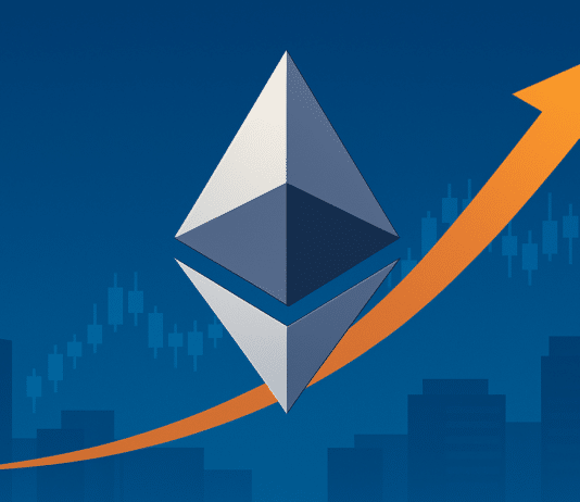 Ethereum price rising