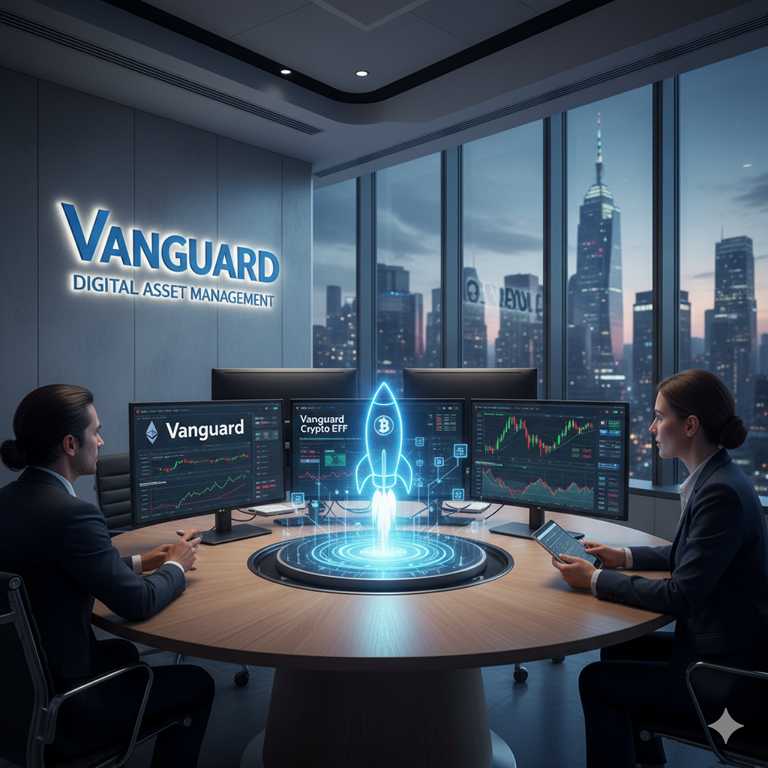 Vanguard crypto ETF and brokerage.