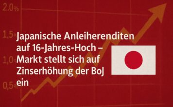 Japanische Anleiherenditen auf 16-Jahres-Hoch – Markt stellt sich auf Zinserhöhung der BoJ ein