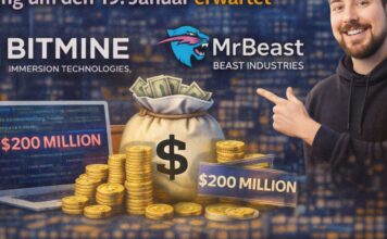 Bitmine investiert 200 Mio. Dollar in MrBeast-Firma Beast Industries,