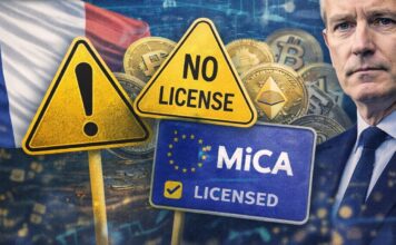 Frankreich warnt 90 Krypto-Firmen ohne Lizenz