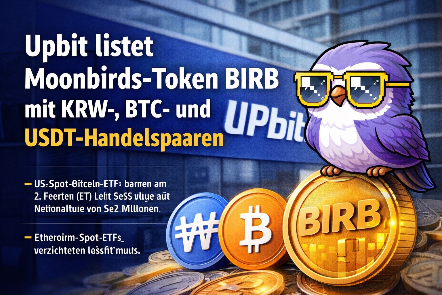 Upbit listet Moonbirds-Token BIRB