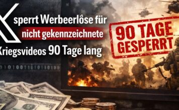 X sperrt Werbeerlöse für nicht gekennzeichnete KI-Kriegsvideos 90 Tage lang X sperrt Werbeerlöse