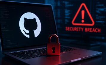 GitHub meldet Sicherheitsvorfall, Kunden-Repositories sollen sicher sein Security breach alert on tech screen