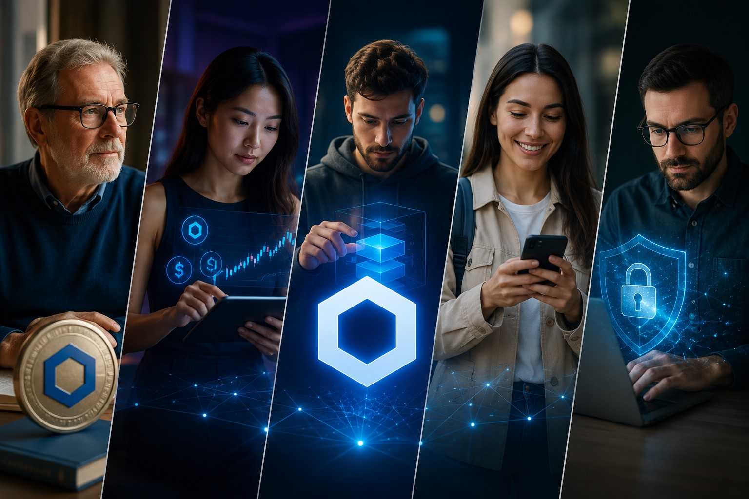 Chainlink Nutzerprofile für Staking DeFi Mobile und Hardware Wallets
