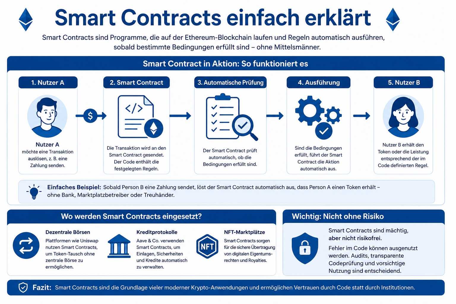Ethereum Smart Contract Erklärung