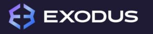 Logo der Exodus Wallet, einer bekannten Software Wallet für die Verwaltung verschiedener Kryptowährungen.