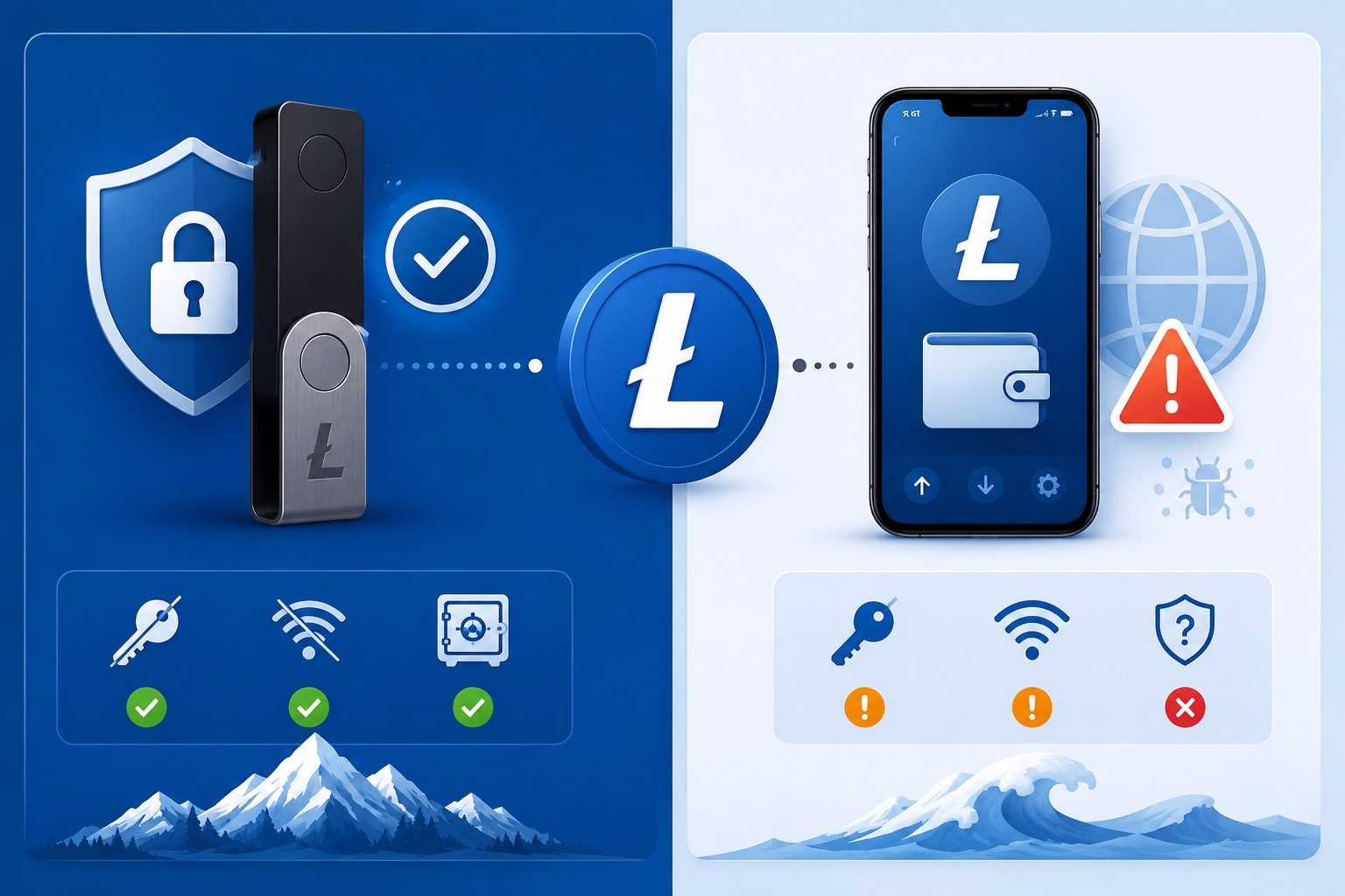 Litecoin Hardware Wallet Sicherheit
