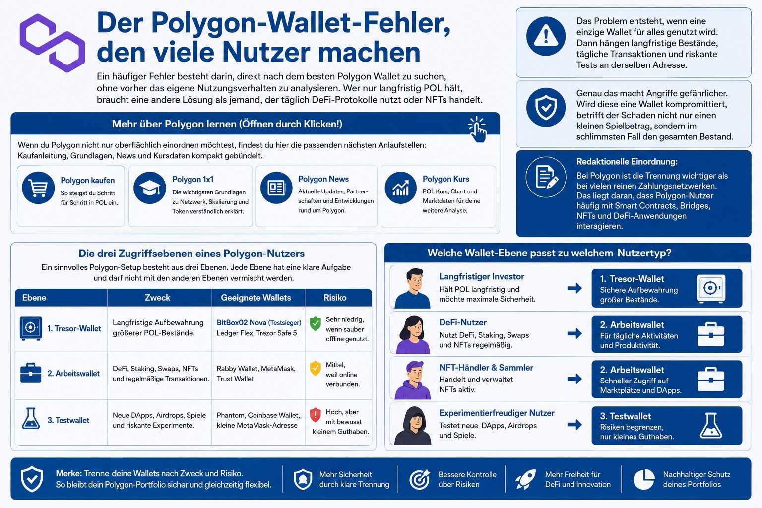 Polygon Wallet Ebenen