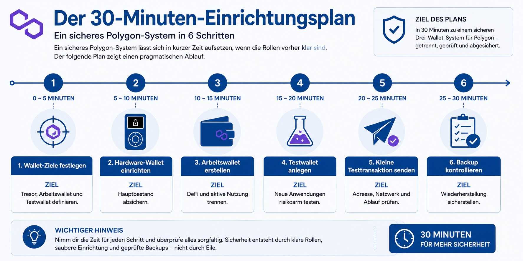 Polygon Wallet Einrichtungsplan