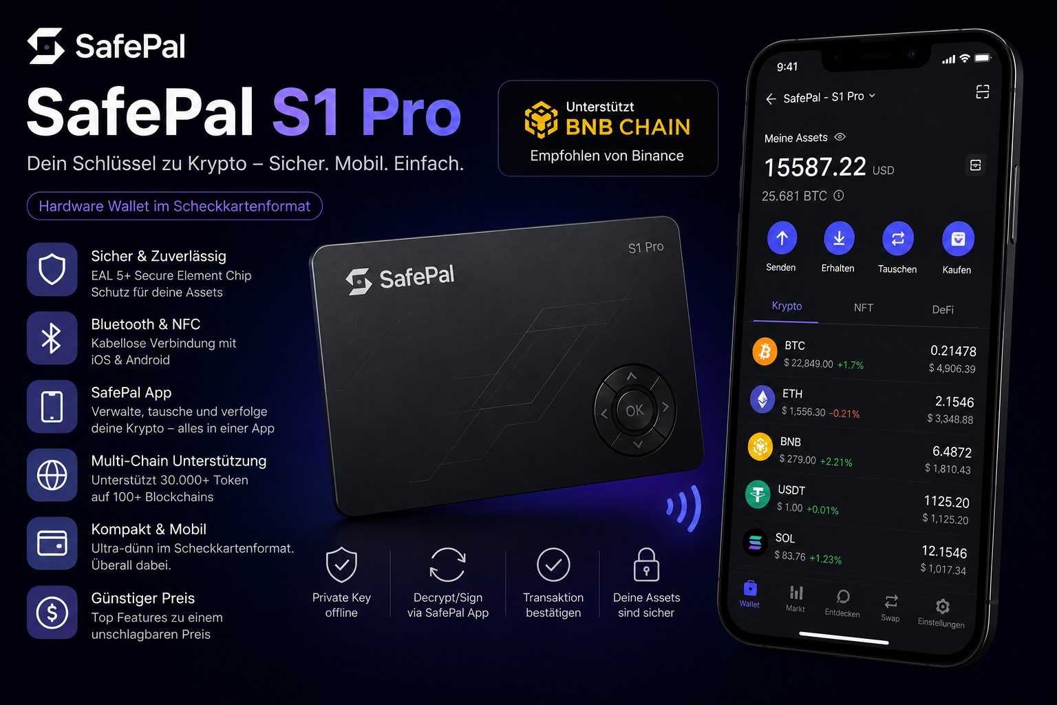 SafePal S1 Pro Hardware Wallet