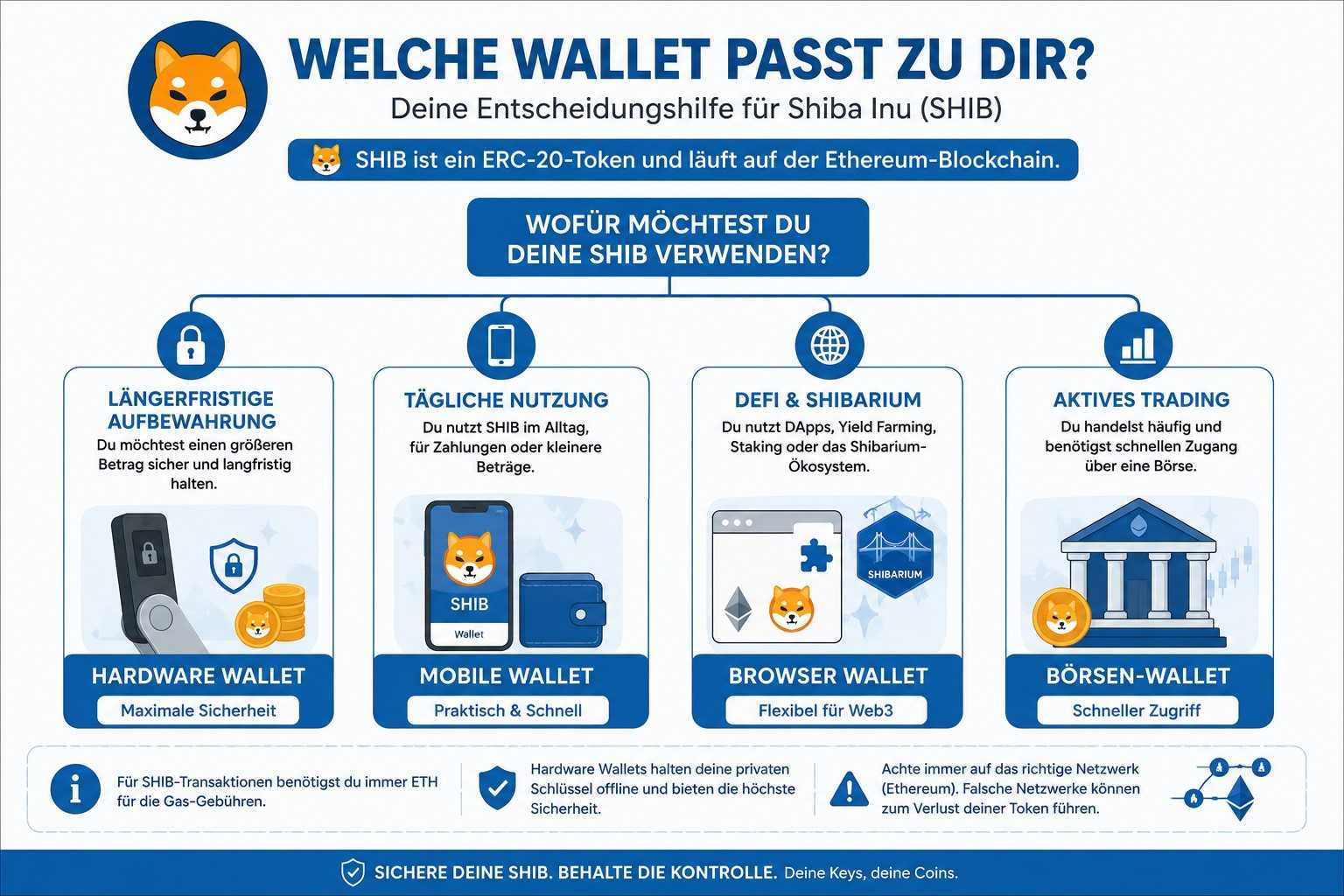 Shiba Inu Wallet Entscheidungshilfe
