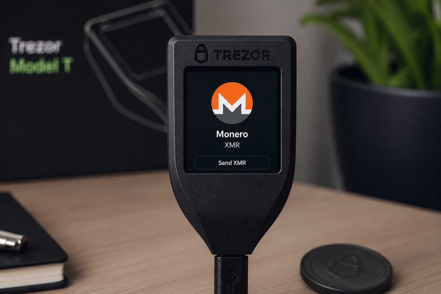 Trezor Model T für Monero