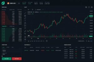 Bitfinex Monero XMR USD Handelsansicht
