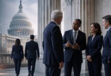 Bloomberg: Weitere Demokraten signalisieren Unterstützung für Clarity-Act-Verfahren US-Senatoren beraten über den Clarity Act zur Regulierung von Kryptowährungen vor dem Kapitol in Washington.