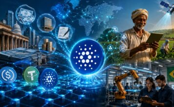 Cardano greift Milliardenmarkt an: RealFi startet in wenigen Stunden Cardano verbindet mit RealFi Stablecoins, Landwirtschaft und Industrie zu einem Blockchain-Ökosystem für reale Finanzanwendungen.