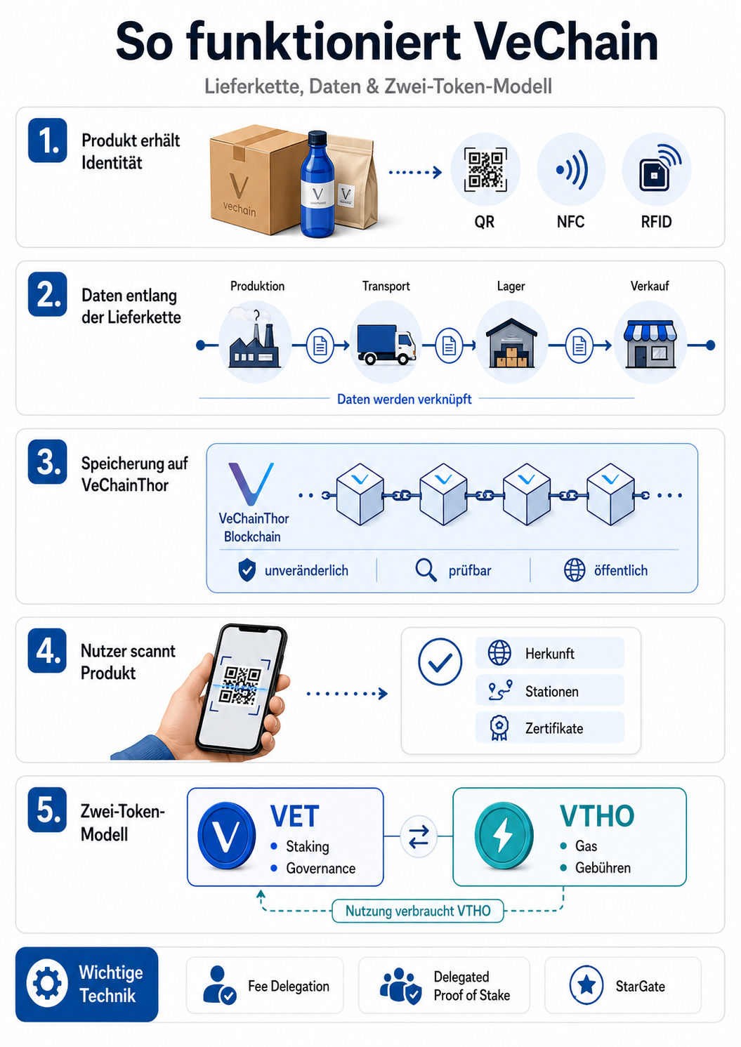 So funktioniert Vechain:
