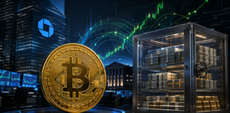 Bitcoin vor der Trendwende? JPMorgan sieht zwei bullische Signale Bitcoin vor einem gefüllten Tresor zur aktuellen Prognose von JPMorgan
