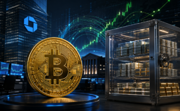 Bitcoin vor der Trendwende? JPMorgan sieht zwei bullische Signale Bitcoin vor einem gefüllten Tresor zur aktuellen Prognose von JPMorgan