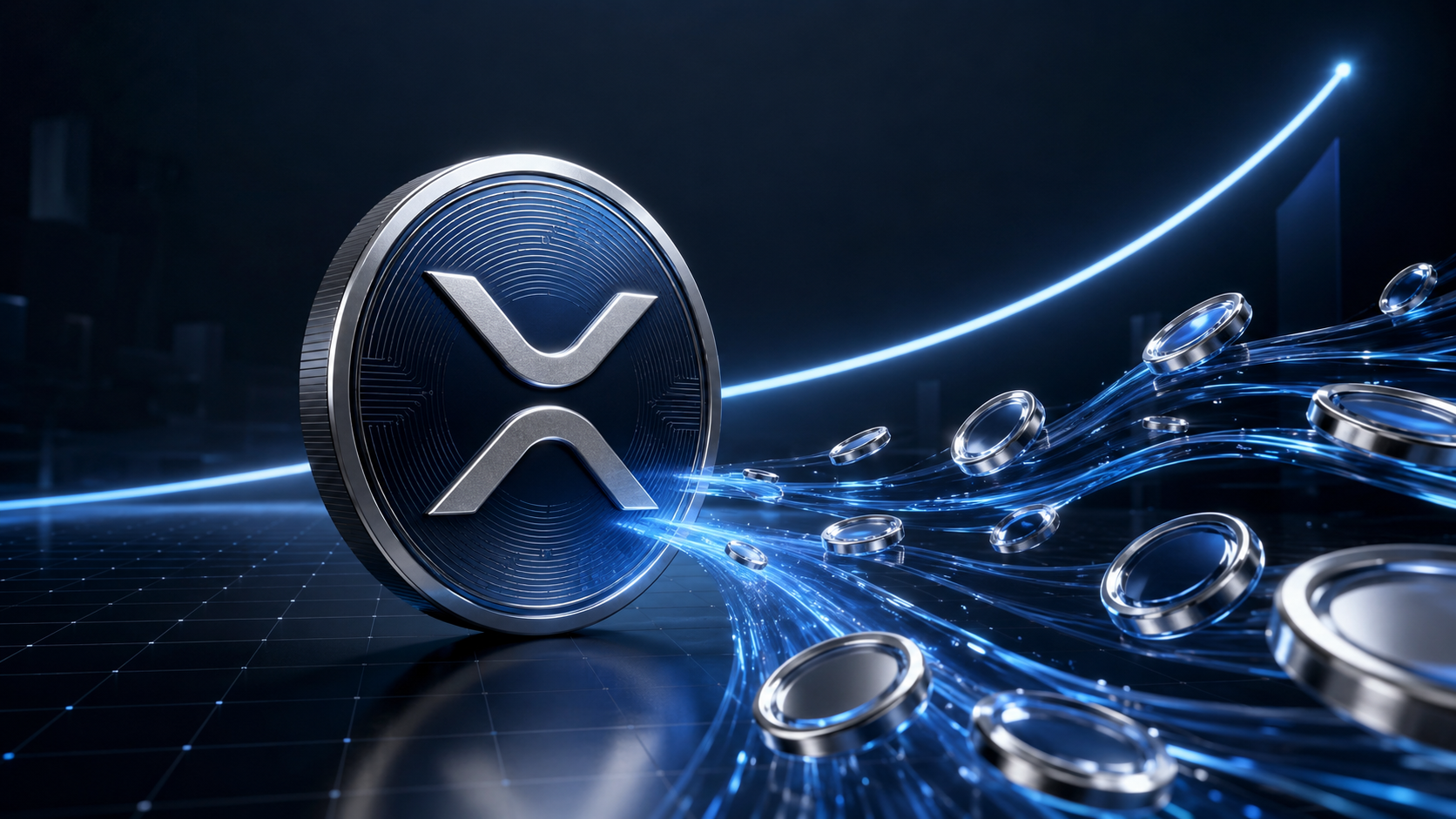 XRP-Münze mit zufließender Stablecoin-Liquidität auf dem XRP Ledger