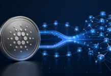 Cardano aktiviert historischen Hard Fork: Dijkstra rückt näher Cardano-Münze vor einem verzweigten Blockchain-Netzwerk zur Dijkstra-Ära