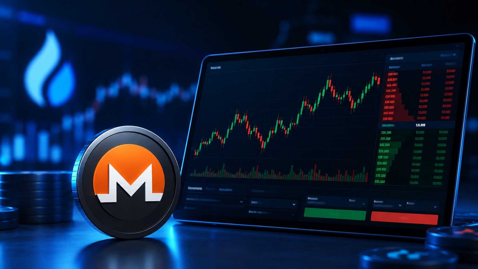 HTX Logo oder XMR-Spotmarkt