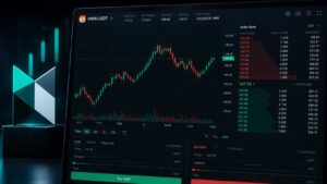 Poloniex Logo oder XMR/USDT-Orderbuch