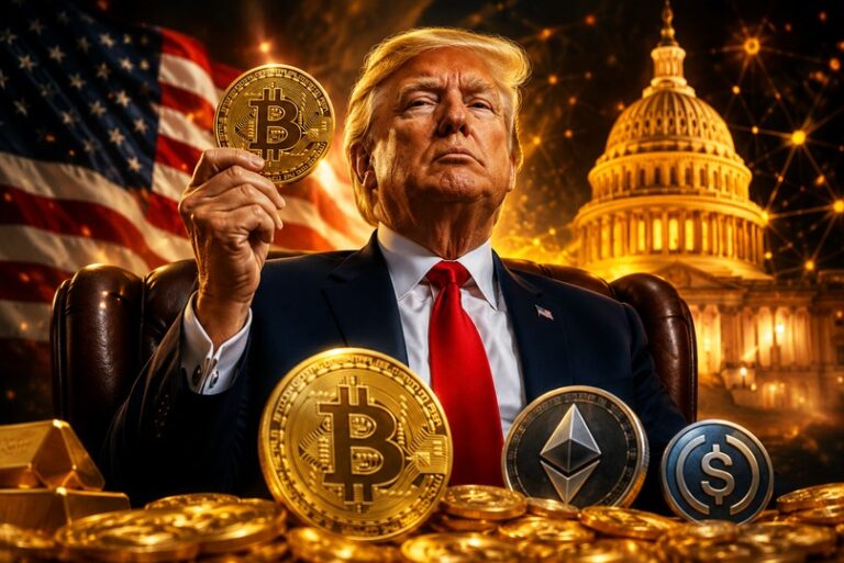 US-Präsident Trump hält 50.000.000 USD in Bitcoin und ETH