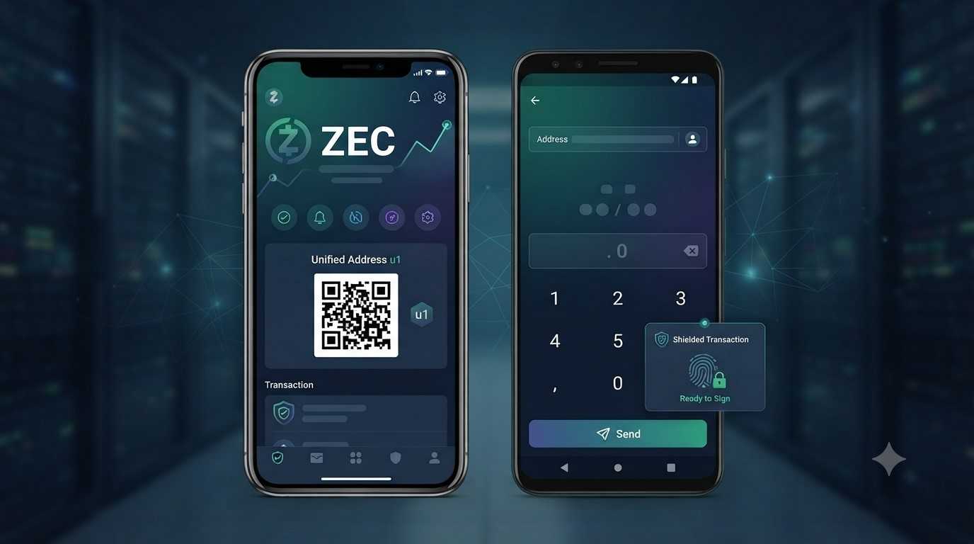 Zcash Wallet Shielded Transaktionen Mobile App