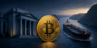 Bitcoin zwischen der US-Notenbank und einem Öltanker in der Straße von Hormus