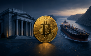Bitcoin zwischen der US-Notenbank und einem Öltanker in der Straße von Hormus