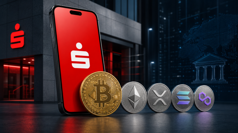 BREAKING: Sparkassen starten Handel mit Bitcoin, Ethereum, XRP und SOL ab Oktober