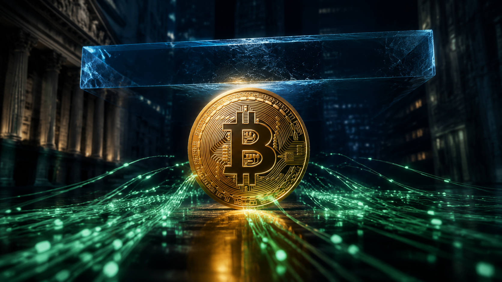 Bitcoin trifft auf institutionelle ETF-Zuflüsse und eine technische Widerstandszone