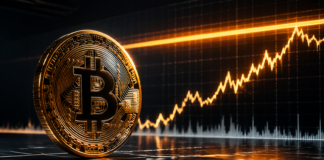 Bitcoin vor der Trendwende? Dreifacher Widerstand bremst die Rally Bitcoin vor einer Kursgrafik mit einer technischen Widerstandszone
