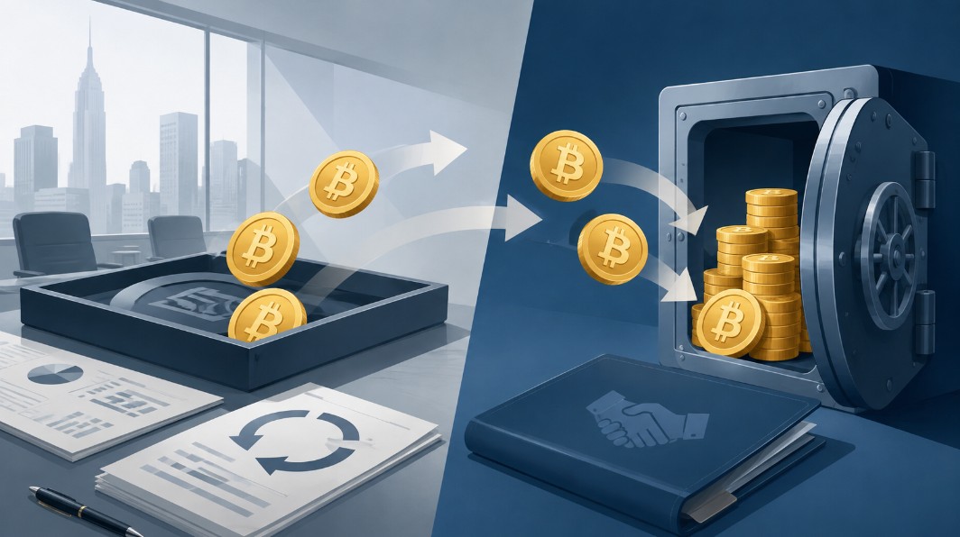 Bitcoin-Verkauf und Bitcoin-Zukauf im Vergleich zwischen zwei Unternehmensstrategien