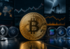 KW36: Das wird für Krypto und Bitcoin diese Woche wichtig Bitcoin vor Marktcharts sowie den Logos von Ethereum, Cardano, Solana, Arbitrum und Sui