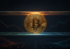 Glassnode: Bitcoin am Scheideweg zwischen 68.700 Dollar und Crash Goldene Bitcoin-Münze zwischen zwei Kursbarrieren vor einem dunklen Marktchart