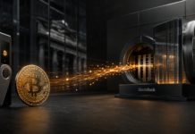 Bitcoin wandert von einer Hardware-Wallet in eine institutionelle BlackRock-Verwahrungsstruktur.