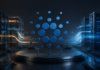 Cardano vor Upgrade-Marathon: Leios, Hydra, Midnight und RealFi kommen Cardano-Symbol vor digitaler Netzwerkinfrastruktur zur Roadmap 2026