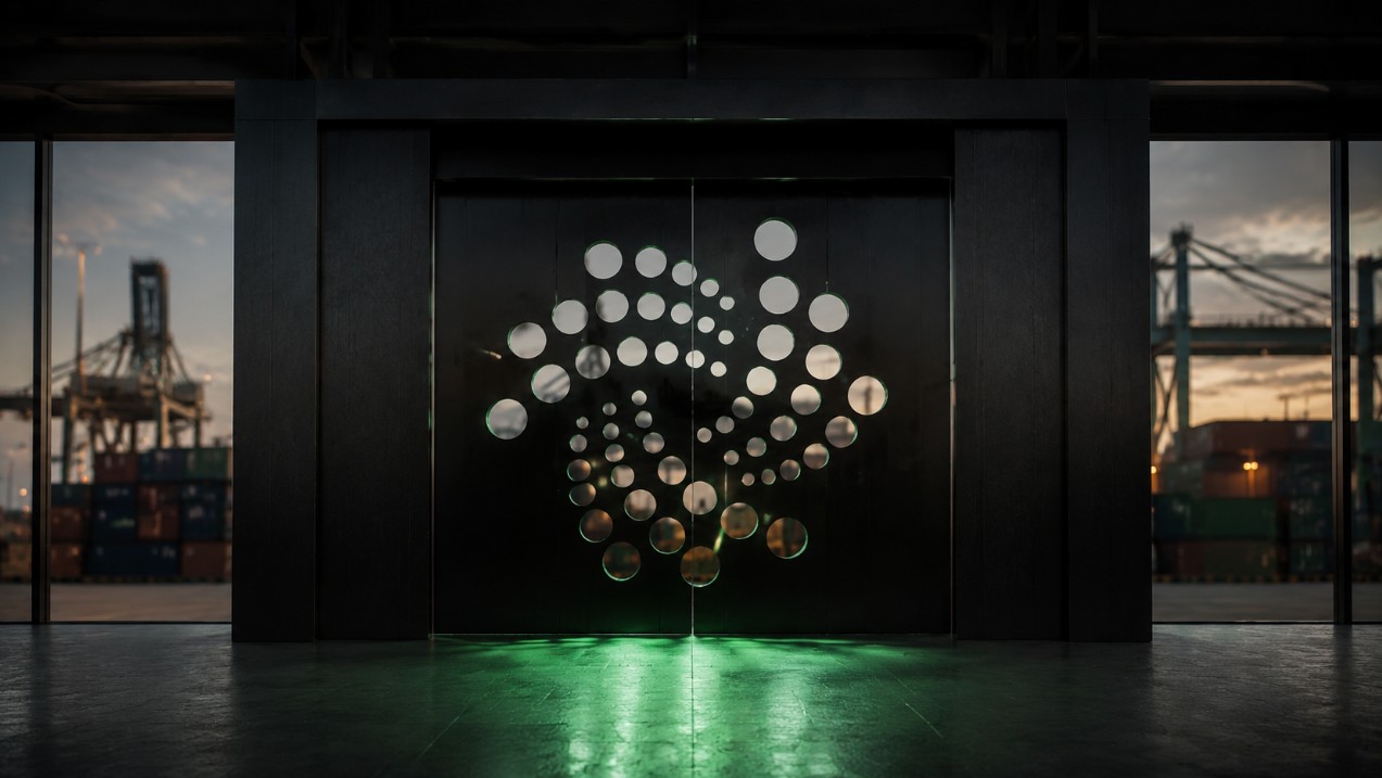 IOTA Logo in Kooperation mit Nigeria Schiff und Logistik TWIN
