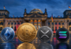Bitcoin, Ethereum, XRP und Solana vor dem Deutschen Bundestag
