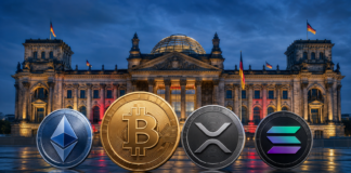 Krypto-Haltefrist: Warum der 12. August für Klingbeil wichtig wird Bitcoin, Ethereum, XRP und Solana vor dem Deutschen Bundestag