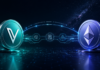 VeChain will elf Ethereum-Upgrades in einem Hard Fork bündeln VeChain und Ethereum sind über eine digitale Blockchain-Brücke miteinander verbunden.