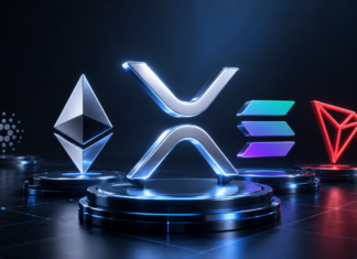 XRP Ledger gewinnt, Cardano verliert: Charles Schwab zieht harte Bilanz XRP, Ethereum, Solana und Tron im Vordergrund, während Cardano abseits im Schatten steht
