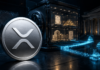 Ripple: XRP Ledger knackt 4-Milliarden-Marke bei RWAs trotz sinkender OnChain-Nachfrage XRP-Coin vor einem digitalen Tresor mit tokenisierten Vermögenswerten auf dem XRP Ledger
